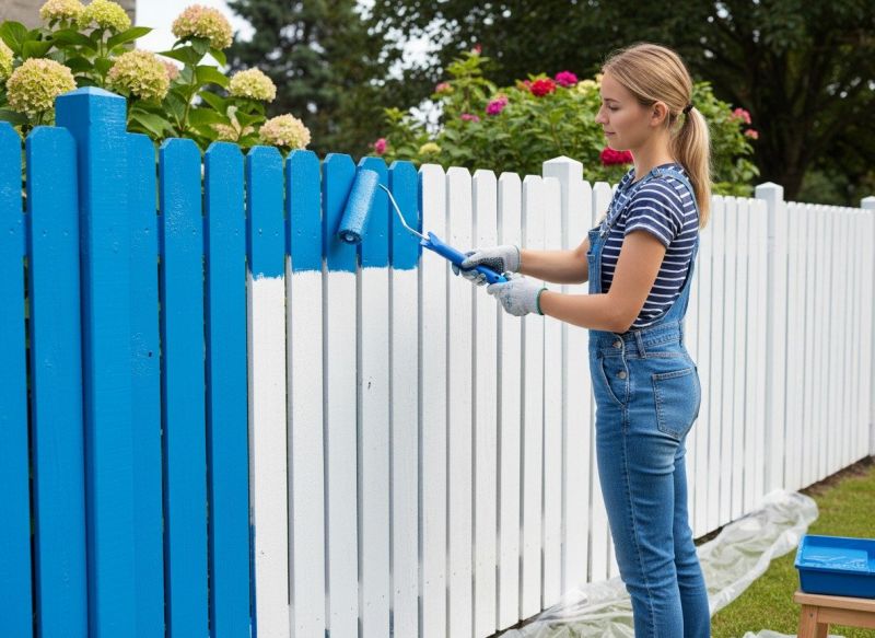 Residential Fence Painting